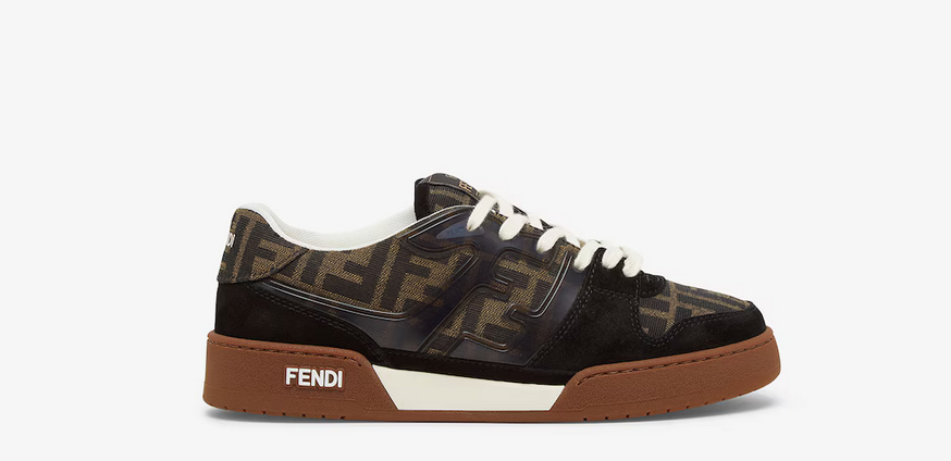 Fendi Match lace-up sneakers

Canvas low-tops with black suede