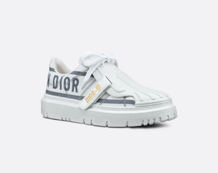 Dior-ID Sneaker White and French Blue Technical Fabric